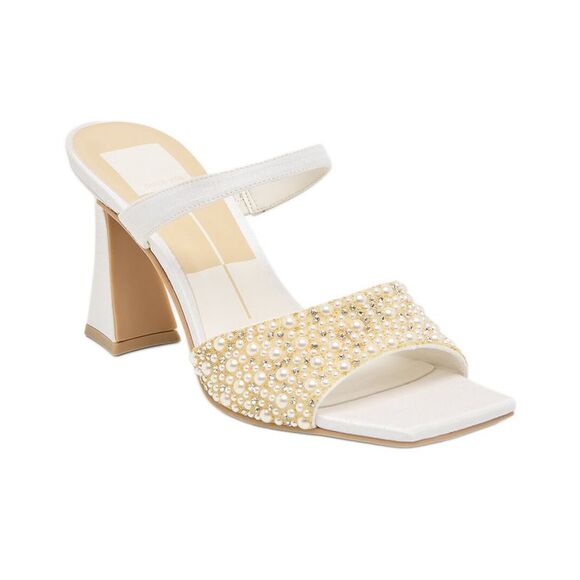 Dolce Vita Shoes - Dolce Vita Nasia Rhinestone Heel, White
